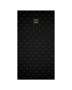 TF Publishing 2-Year Monthly Pocket Planner, 3-1/2in x 6-1/2in, Golden, January 2022 To December 2023