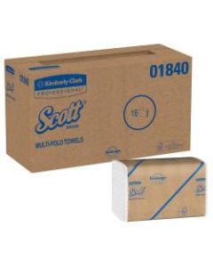 Scott Multi-Fold 2-Ply Paper Towels, 250 Sheets Per Pack, Case Of 16 Packs
