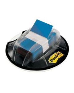 Post it Flags in Desk Grip Dispenser, 1in x 1 7/10in, Blue, 200 Flags