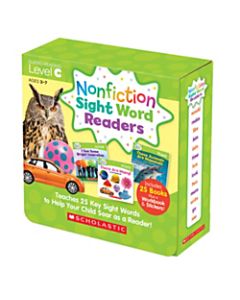 Scholastic Teacher Resources Nonfiction Sight Word Readers Parent Pack, Level C, Pre-K To 1st Grade