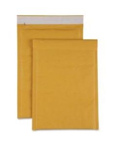 Sparco Size 00 Bubble Cushioned Mailers - Bubble - #00 - 5in Width x 10in Length - Self-sealing - Kraft - 250 / Carton - Kraft