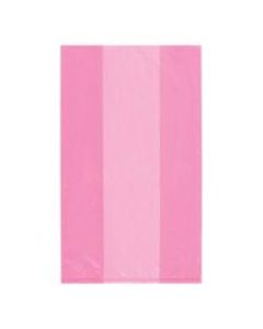 Office Depot Brand Antistatic Gusseted Poly Bags, 24inH x 20inW x 48inD, Pink, Case Of 100