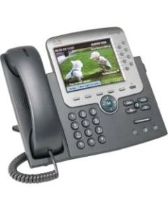 Cisco 7975G Unified IP Phone - 2 x RJ-45 10/100/1000Base-T , Mini-phone Headset - 8Phoneline(s)