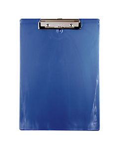 Saunders 96% Recycled Plastic Clipboard, Letter Size, 12 1/2inH x 9inW x 1/2inD, Ice Blue