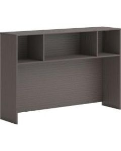 HON Mod Slate Teak Laminate Desk Component - 60in x 14in x 39.3in - Finish: Gray, Slate Teak Laminate