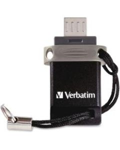 Verbatim Store "n Go Dual USB Flash Drive For OTG Devices, 16GB