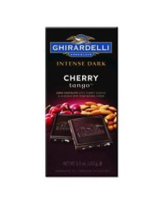 Ghirardelli Intense Dark, Chocolate Cherry Tango, 3.5 Oz, Pack Of 12 Bags