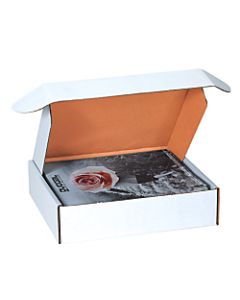 Office Depot Brand Deluxe Literature Mailers, 18in x 12in x 4in, White, Pack Of 25