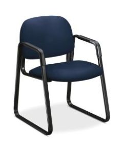 HON 4000 Series Solutions Sled Base Chair, Navy/Black