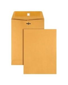 Office Depot Brand 7-1/2in x 10-1/2in Manila Envelopes, Clasp Closure, Brown Kraft, Box Of 100