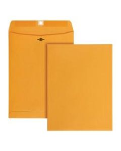 Office Depot Brand 9in x 12in Manila Envelopes, Clasp Closure, Brown Kraft, Box Of 100