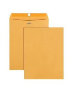 Office Depot Brand 9-1/2in x 12-1/2in Manila Envelopes, Clasp Closure, Brown Kraft, Box Of 100