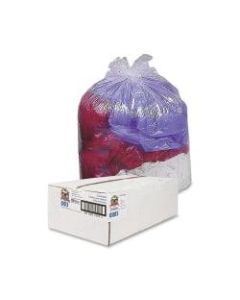 Genuine Joe Super Hexene Trash Can Liner, 40-45 Gallon, Clear, Box Of 250