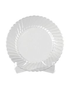 Classicware Clear Plastic Plates, 6in, Pack Of 180