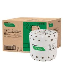 Cascades PRO Perform, Latte 2-ply Toilet Paper, 100% Recycled, 400 Sheets Per Roll, Pack Of 80 Rolls