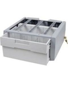 Ergotron SV Supplemental Storage Drawer, Single Tall - 2.20 lb Weight Capacity - 18in Length x 17in Width x 9.5in Height - Gray, White