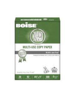 Boise X-9 Multi-Use Copy Paper, Letter Size (8 1/2in x 11in), 92 (U.S.) Brightness, 20 Lb, White, Ream Of 500 Sheets