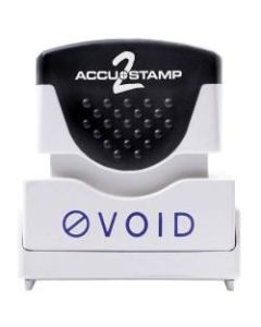 Accu-Stamp2 Pre-Ink Message Stamp, "Void", Blue