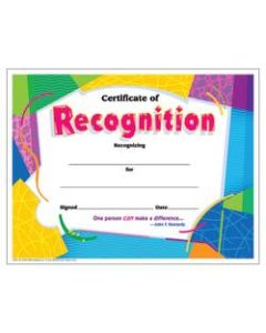Trend Certificate of Recognition - 8.50in x 11in30 / Pack
