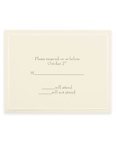 Gartner Studios Response Cards, 4 1/4in x 5 1/2in, Pearl Ivory, Pack Of 50