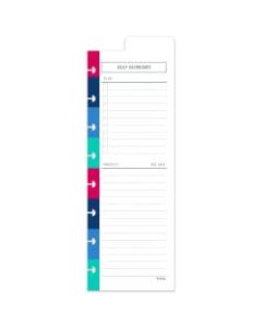 TUL Discbound Dry-Erase Daily Dashboard, 8-1/2in x 3in, Colorblock