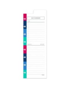 TUL Discbound Dry-Erase Daily Dashboard, 8-1/2in x 3in, Colorblock