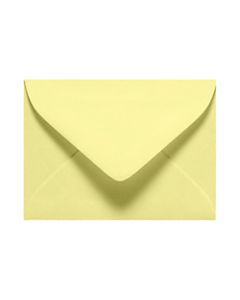 LUX Mini Envelopes, #17, Gummed Seal, Lemonade Yellow, Pack Of 50
