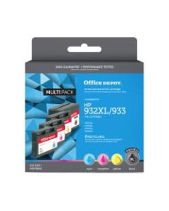 Office Depot Brand OD932XLK933CMY-C Remanufactured High-Yield Black/Tri-Color Ink Cartridge Replacement For HP 932XL / 933