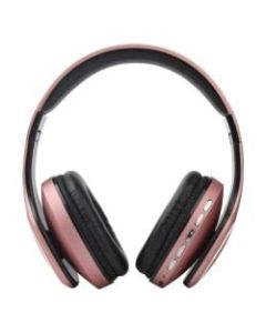 Volkano Phonic Series Bluetooth Over-Ear Headphones, Rose Gold