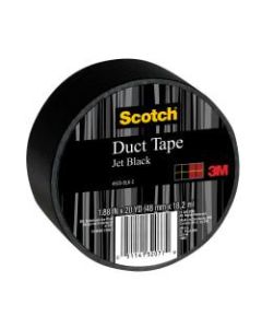 Scotch Colored Duct Tape, 1 7/8in x 20 Yd., Black