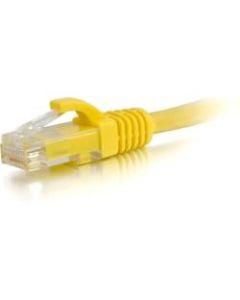 C2G 6in Cat5e Snagless Unshielded (UTP) Network Patch Cable - Yellow - Category 5e for Network Device - RJ-45 Male - RJ-45 Male - 6in - Yellow