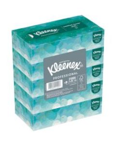 Kleenex 2-Ply Facial Tissue, Flat, 100 Tissues Per Box, Pack Of 5 Boxes
