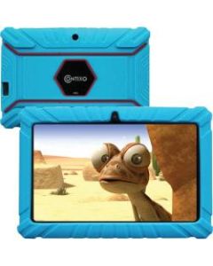 Contixo V8-2 Kids Tablet PC - Blue - Silicone - 16 GB - 1 GB - Quad-core (4 Core) - Android - 1024 x 600 - Wireless LAN