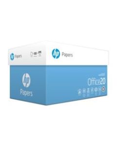 HP Office Paper, Letter Size (8 1/2in x 11in), 20 Lb, 92 Bright, Ream Of 500 Sheets, Case Of 10 Reams, 112101C