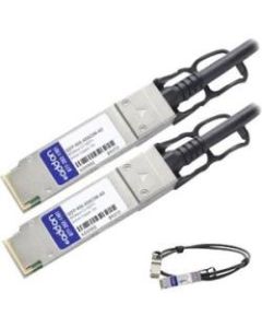 AddOn MSA and TAA Compliant 40GBase-CU QSFP+ to QSFP+ Direct Attach Cable (Active Twinax, 5m) - 100% compatible and guaranteed to work