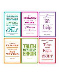 Scholastic Teachers Friend Inspirational African-American Quotes Bulletin Board Set, Grade 3 - 6