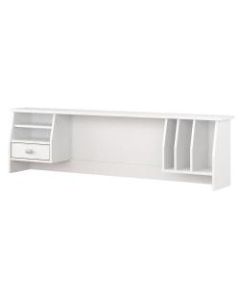 Bush Furniture Broadview Small Hutch Organizer for 60inW Desk, Pure White, Standard Delivery