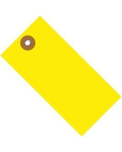 Office Depot Brand Tyvek Shipping Tags, 4 1/4in x 2 1/8in, Yellow, Case Of 100