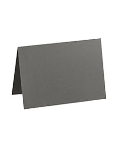 LUX Folded Cards, A7, 5 1/8in x 7in, Smoke Gray, Pack Of 500