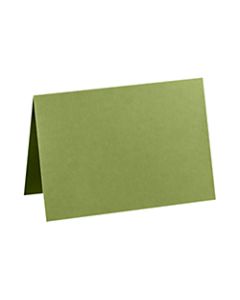 LUX Folded Cards, A1, 3 1/2in x 4 7/8in, Avocado Green, Pack Of 1,000