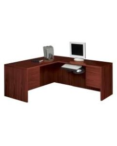 HON 10500 Series 3/4 Pedestal Right Return, Mahogany