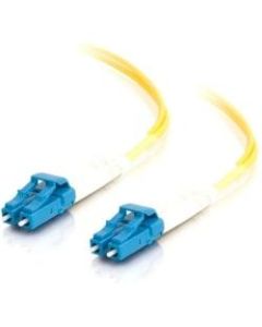 C2G 6m LC-LC 9/125 OS1 Duplex Singlemode PVC Fiber Optic Cable (USA-Made) - Yellow - Fiber Optic for Network Device - LC Male - LC Male - 9/125 - Duplex Singlemode - OS1 - USA-Made - 6m - Yellow