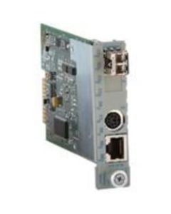 Omnitron Systems iConverter 10/100M Twisted pair To Fiber Media Converter - 1 x RJ-45 , 1 x SC , 1 x mini-DIN RS-232 Serial - 10/100Base-TX, 100Base-FX