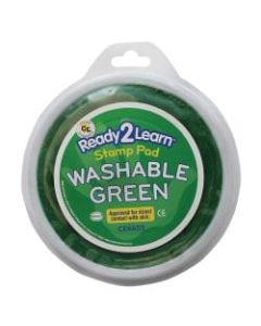 Ready 2 Learn Jumbo Washable Stamp Pad, Green, Pack of 6