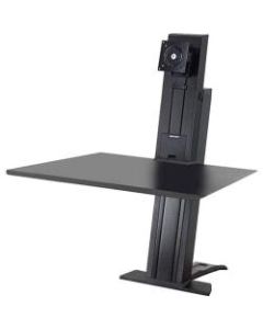 Ergotron WorkFit-SR Desk Mount for Monitor, Keyboard - Black - 1 Display(s) Supported - 24in Screen Support - 16 lb Load Capacity