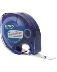 DYMO Fabric Iron Tape Roll For LetraTag QX50, 0.5in x 13in