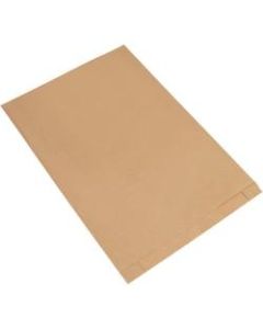 Partners Brand Gusseted Merchandise Bags, 4inH x 17inW x 24inD, Kraft, Case Of 500