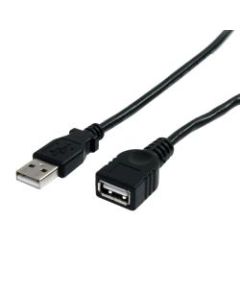 StarTech.com 6 ft Black USB 2.0 Extension Cable A to A - M/F - Extends the length your current USB device cable by 6 feet - 6ft usb extension cable - 6ft usb 2.0 extension cable - 6ft USB extension cord -6ft usb male female cable