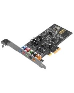 Sound Blaster Audigy Fx - 5.1 Sound Channels - Internal - PCI Express - 106 dB - 1 x Number of Microphone Ports - 1 x Number of Audio Line In
