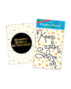 Barker Creek Poster Duet Set, Shine On, Pack Of 2